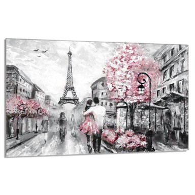 TMK Staklena zaštita za štednjak ili ploču za kuhanje 80x52, pariz