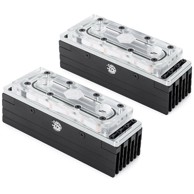 BITSPOWER Hladnjak memorije, ARGB, transparentan, 8 komada BP-RAMS44PS-DRGB