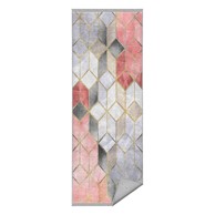 MILA HOME Ružičasto-sivi perivi tepih staza 80x200 cm 