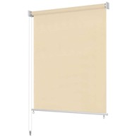 Vanjska roleta za zamračivanje, 80 × 140 cm, HDPE, krem