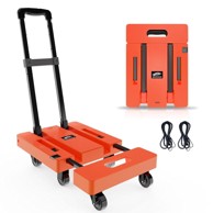 NIKCORP Sklopiva transportna kolica Solejazz, 226 kg, narančasto-crna