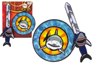 Maska viteza s mačem i štitom EVA SHARK