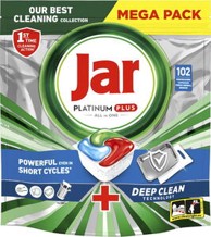 JAR Tablete za pranje posuđa Platinum+ Deep Clean 102 komada