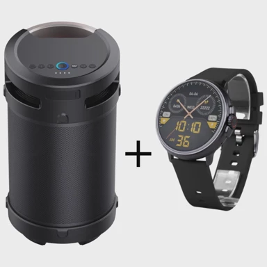 VIVAX Bluetooth zvučnik BS-700 + pametni sat Life Pro 2, crni