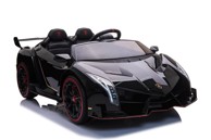 Licencirani auto na akumulator Lamborghini Veneno 4x4, dvosjed, crni
