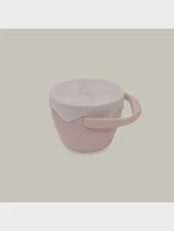 INTERBABY Silikonski držač za grickalice, sklopivi, tamnorozi