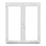 SAMOPEV PVC prozor 70 100x120 L Low.e otkopno/zaokretni 2 krila UW1,3, bijela