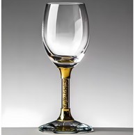 Kristalna čašica 65 ml, zlatna