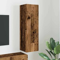 TV zidni ormar Staro drvo 30 x 31 x 100 cm, konstruirano drvo