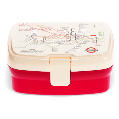 REX LONDON Dječja kutija za ručak Heritage Tube Map