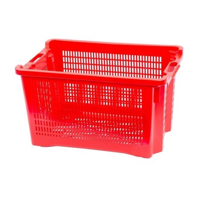 Plastična perforirana gajba za voće, 40 l
