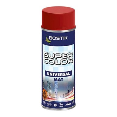 BOSTIK Mat sprej boja RAL 3000, vatreno crvena, 400 ml