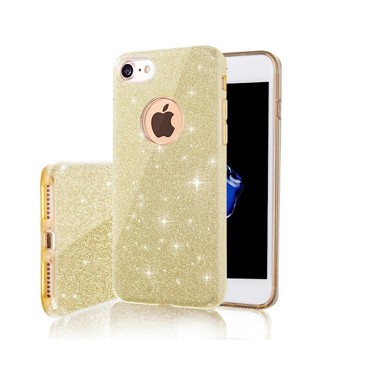 TELFORCEONE Maskica Glitter 3u1 za Xiaomi Redmi Note 12 4G, zlatna