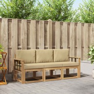 Set vanjskih sofa, 3-dijelni