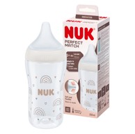 NUK Plastična bočica Perfect Match 260ml, 3+m multicolor
