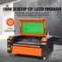 VEVOR CO2 laserski graver i rezač KH9060 100 W, radna površina 61 x 89 cm
