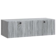 Zidni TV ormarić, 98 x 41 x 30 cm, konstruirano drvo, siva sonoma