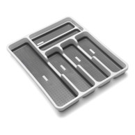 ADDIS Sivo-bijeli organizator za pribor za jelo protiv klizanja