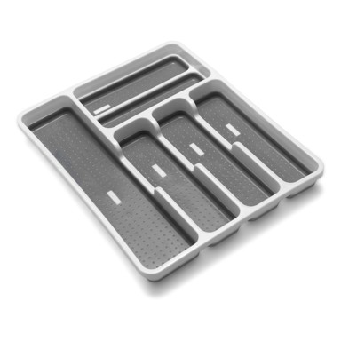 ADDIS Sivo-bijeli organizator za pribor za jelo protiv klizanja 