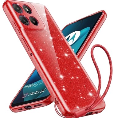 Oklopna maskica za Motorola Moto G57 Power, otporna na udarce, MagSafe, protuudarna, crvena