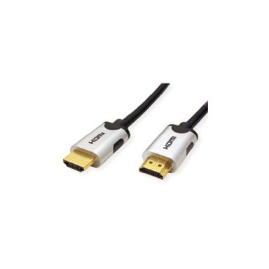 ROLINE Kabel HDMI 2.1, crni, 1 m