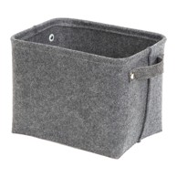 COMPACTOR Siva mekana košara za odlaganje Felt Basket, 29 x 24 cm