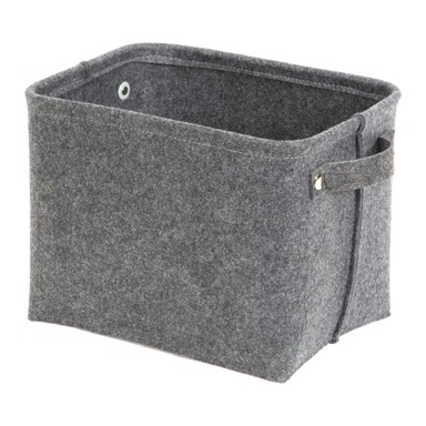 COMPACTOR Siva mekana košara za odlaganje Felt Basket, 29 x 24 cm