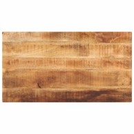 Stolna ploča 120x70x2,5 cm pravokutna masivno grubo drvo manga