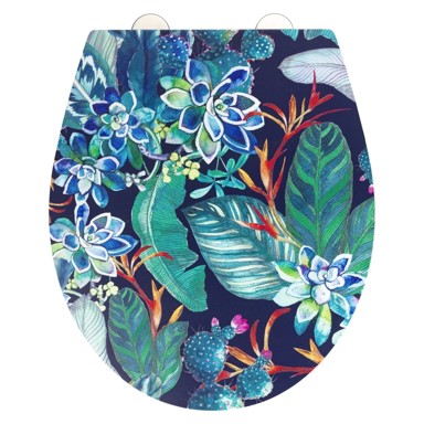 WENKO WC daska 37,5 x 44,5 cm s automatskim zatvaranjem Manaus