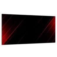 TMK Staklena zaštita za štednjak ili ploču za kuhanje 90x52, crna