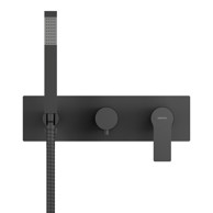 SAPHO Ugrađena slavina za tuš (s 2 izlaza) Pax, mat crna