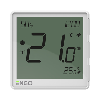 ENGO Regulator temperature EONE230W, bijeli, ZigBee, podžbukni