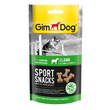GIMDOG Poslastica za pse Sport Snacks s janjetinom 60 g