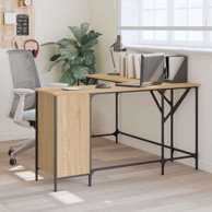 Radni stol sonoma hrast 141x141x75 cm konstruirano drvo  