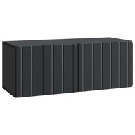TV ormarić zidni 78,5 x 31 x 30 cm od konstruiranog drva, crni