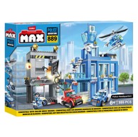 ZURU Kocke Max City policijska postaja set 889 kom