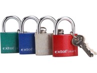 Extol Craft Lokot (77040) u boji lijevanog željeza, 63 mm, 3 ključa