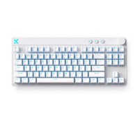 MCHOSE Bežična gaming tipkovnica Mix 87 TKL, bijela