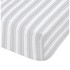 BIANCA Pamučna posteljina Check and Stripe, sivo-bijela 90x190 cm