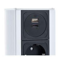 SUPRA Strujna letva LORAD MAINS BLOCK MD06-EU, 6 Schuko utičnica, USB-A, USB-C