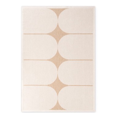 NORTHRUGS Unutarnji i vanjski tepih Duet Bowen 160x230 cm, bež/slonovača