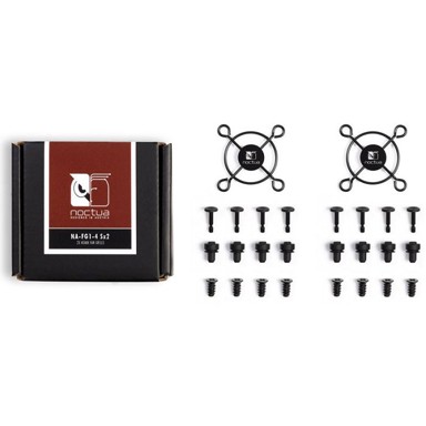 NOCTUA Rešetka za ventilator NA-FG1-4 Sx2 - 40mm, crna NA-FG1-4 Sx2