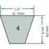 Univerzalni klinasti remen za kosilicu 12,7 x 8 x 1778 mm, 4L680K 57274070