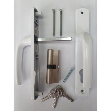 GEVISS Vrata ulazna Kvaka Hanna sa cilindrom, bijela