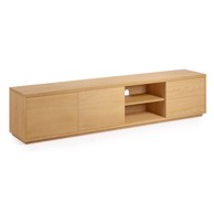 KAVE HOME TV komoda u dekoru hrasta u prirodnoj boji 200x44 cm Abilen 