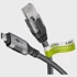 GOOBAY LAN adapter USB-C 3.2 Gen1 na RJ-45, Ethernet kabel, 5 m, crno/srebrna