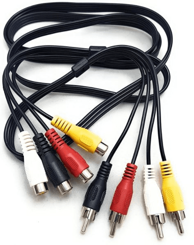 CABLETECH Cinch kabel 4x muški / 4x ženski 1,5 m