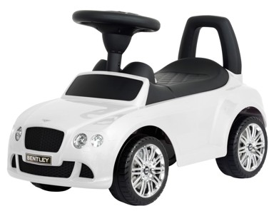 Dječji Bentley Continental GT Speed, guralica, bijeli