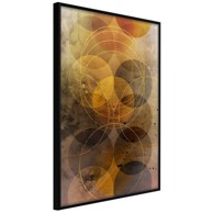 Poster Golden Circles 30x45
