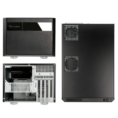 SILVERSTONE Kućište SST-SG11B, ,mini tower, microATX, crno